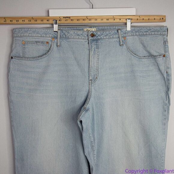 NEW Madewell‎ Plus Perfect Vintage Wide-Leg Crop Jean in Edmunds Wash, 28W - Picture 5 of 16